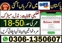online job Available in Pakistan