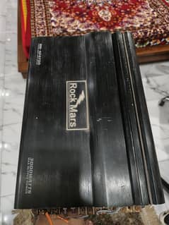 rockmars 3000 watt amplifer and kenwood 3010 woofer