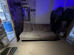 Sofa cum bed for sale height 6 feet