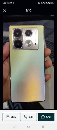 infinix note 40 lush condition no open no repair full  box and charger