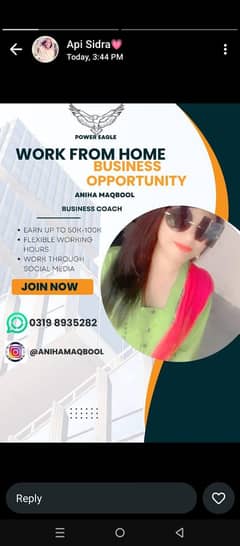 Work from Social Media