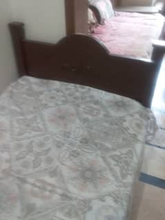 Single bed with mattress