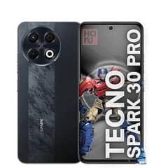 Tecno spark 30 pro Black 10/10 complete Box