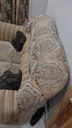 2 sofa set 2 seater wooden structure