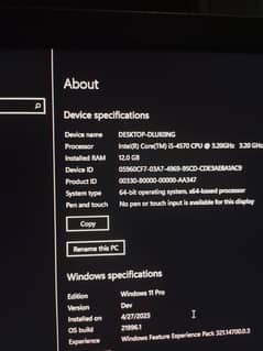 I5 4th gen processer-nvidia Quardo k600 12 GB ram