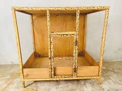WOOD CAGE HAND MADE