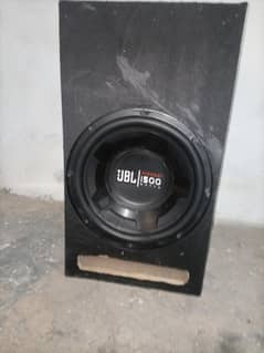 12 inch JBL 1500 watt RMS double magnate subwoofer with box