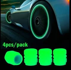 Luminous wheel valve cap