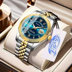 New in stock men's non-mechanical quartz log watch fashion casual