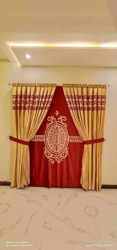 Luxury Curtain Sets Without Box | Premium Look | 3000 PKR per Foot