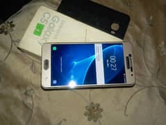 Samsung C5 4/32 storage Dual SIM PTA aaproved with Box glass crack hai