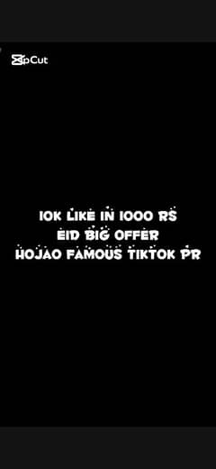 10000 tiktok likes just in 1000 pkr big offer