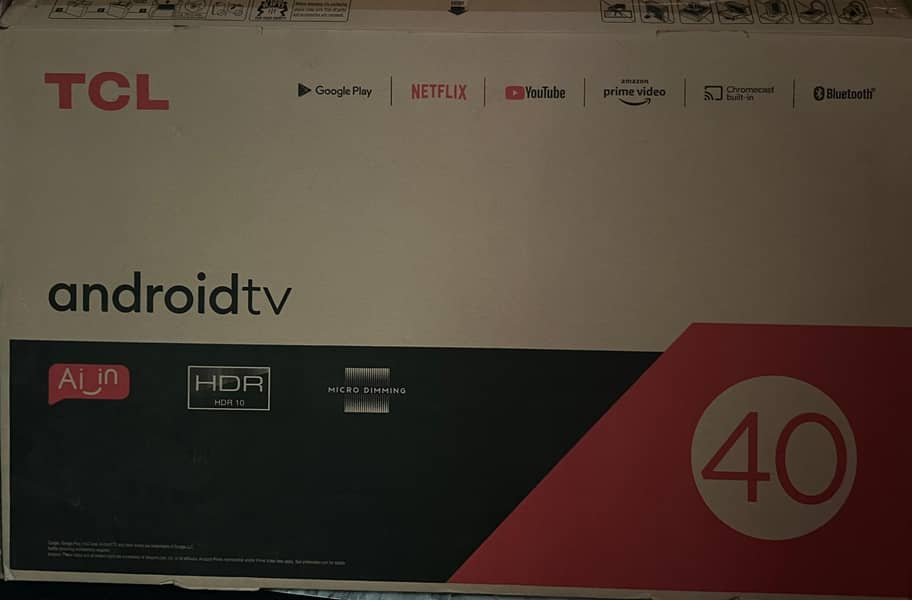 TCL Smart Android LED with Google Voice Search L40S6500 5