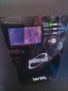 Homage vertex 1214scc ups + solar inverter working condition