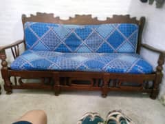 Wooden Sofa 5 seater in good condition
