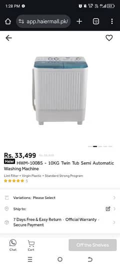 brand new washing machine with dryer  with warrenty card available