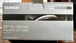 WIDE ANGLE TAMROON 15-30 F2.8 NIKON LENS  VR PINPACK