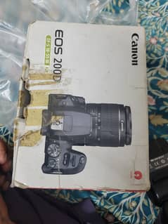 canon EOS 200 D Camera  new condition.