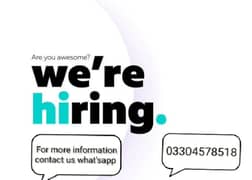 50 person urgent staff