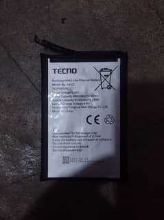 Tecno Camon 18T Original Battery Used.