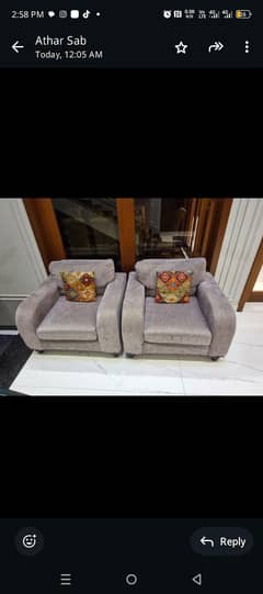 one seater sofa with good condition