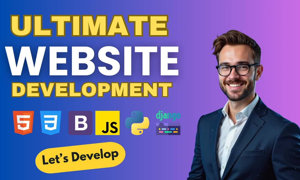 Website Development in Cutom Code using Django 0