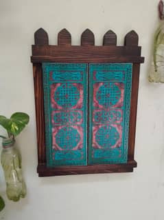 Wooden doors decoration