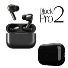 Airpod pro 2 black with extra rubbers