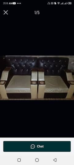 5setar sofa set with glass table