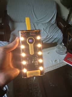 10000mah powerbank superfast with 10 LED Lighti