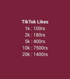TikTok likes