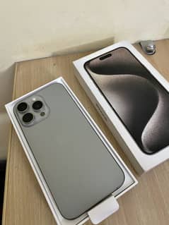 iPhone 15 pro max 256Gb jv 98% battery 120 cycle