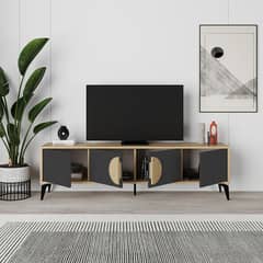 Modern tv console with 4 cabonets tv console console table