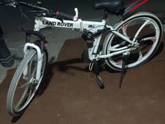 Land Rover imported cycle  gear and shock  and folding
