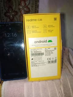 Realme c25 With Box 4 128