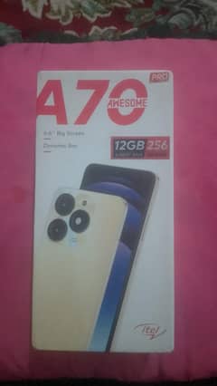 Itel A 70 Pro 12 and 256 GB
