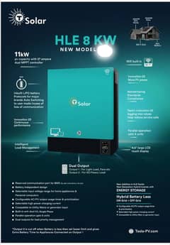 Tesla HLE 8 kw pv 11000