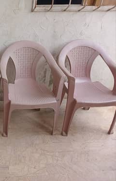 plastic chairs