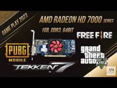 AMD RADEON HD 7000 SERIES 1GB GRAPHICS CARD