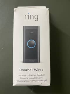 RING Full HD 1080p video door bell wired with WiFi and night vision