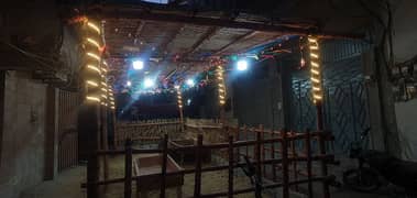 Qurbani Animals Bamboo Setup