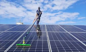 Solar washer
