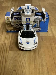 Robot sports police car