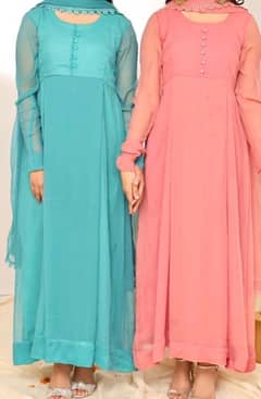 chiffon frock