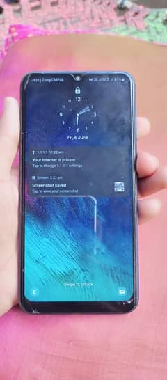 Samsung's a10 2/32 glass break