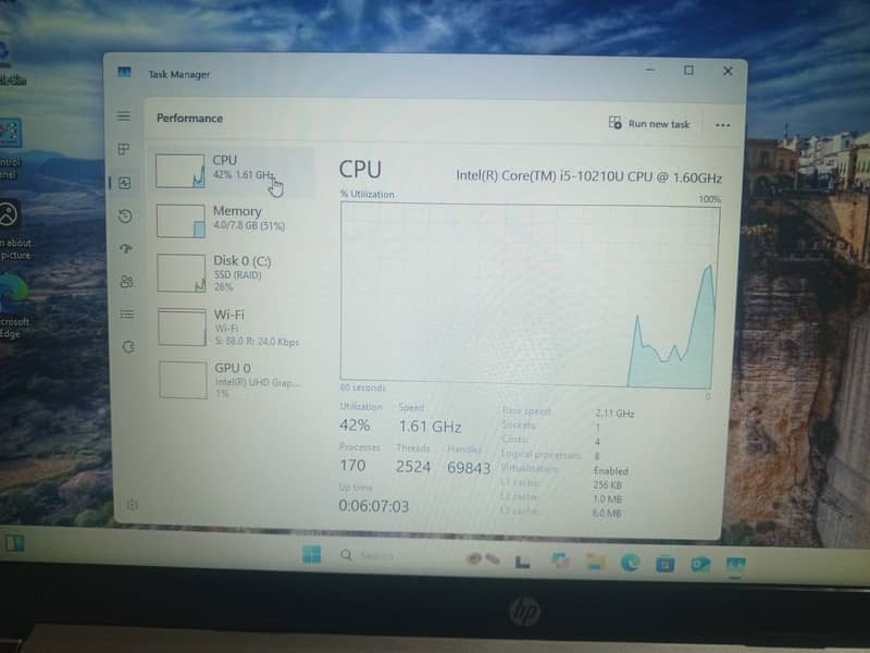 HP 10th Generation, Core i5, Quadcore Processor, 15.6" Display, Win11 9