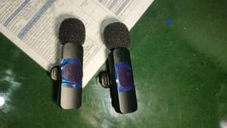 Double wireless microphone new not used