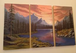3-Panel Landscape Painting