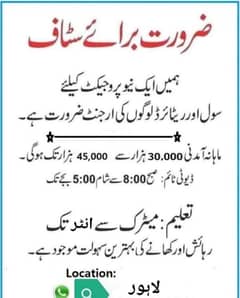 need a worker  for smart work