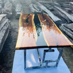 Epoxy modern dining table